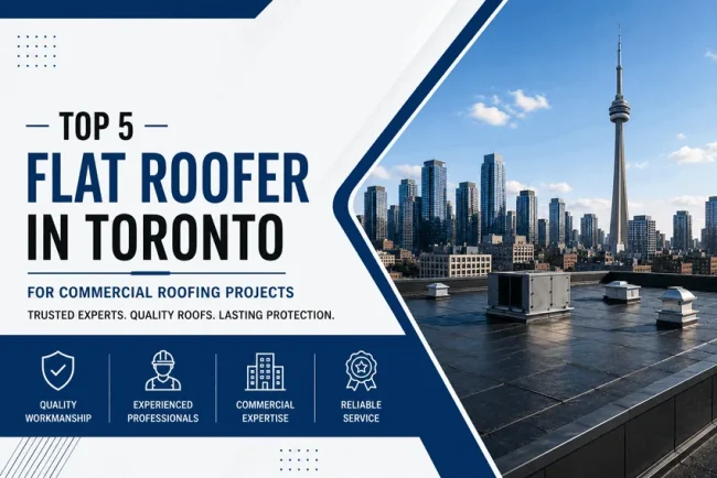Top 5 flat roofers in Toronto for commercial roofing projects