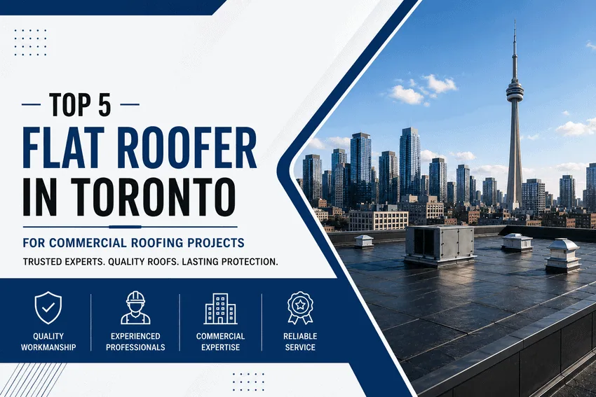 Top 5 flat roofers in Toronto for commercial roofing projects